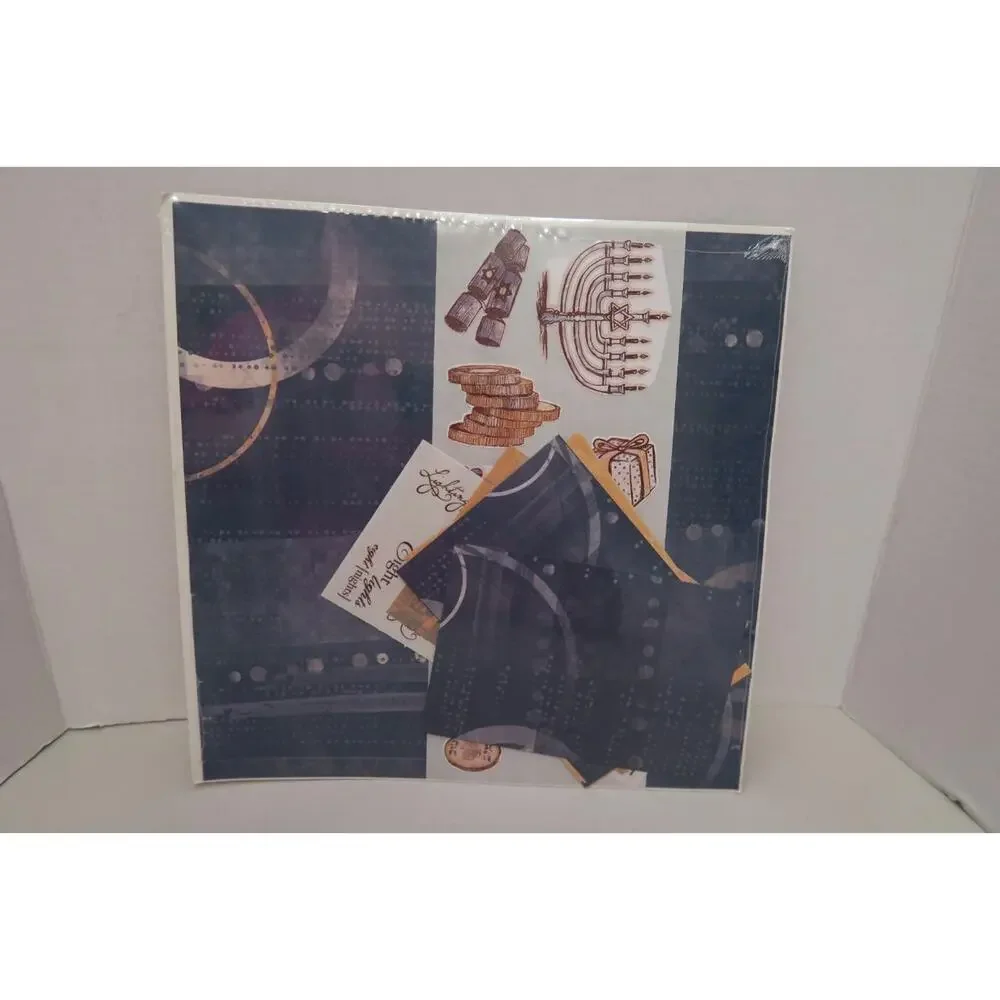 Creative Memories Jewel Hanukkah Additions 12x12 Paper Kit New -0916T5